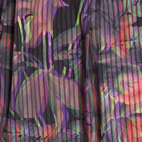 Ted Baker Jadzia Holographic Halftone A-Line Skirt - Picture 5 of 7